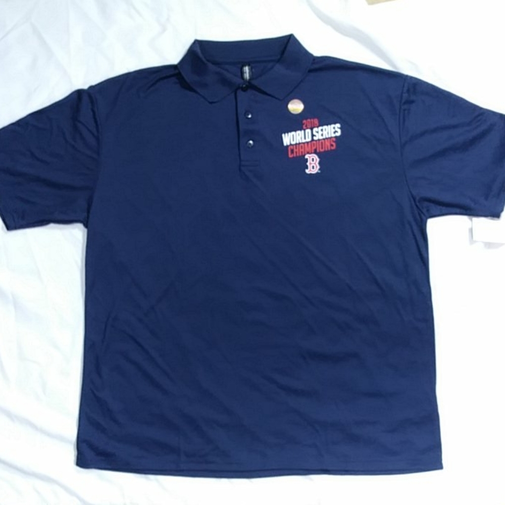 Boston Red Sox 2018 Word Series golf shirt